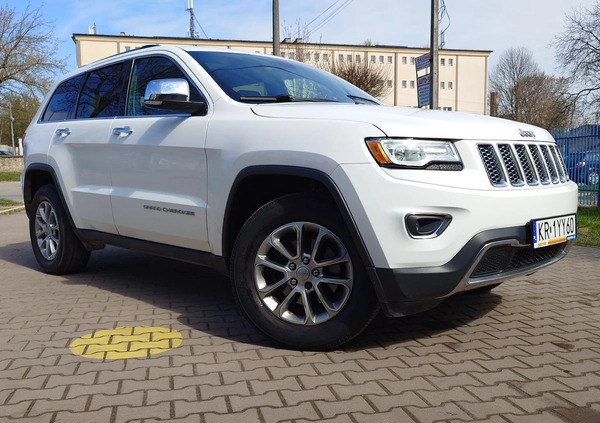 Jeep Grand Cherokee cena 88900 przebieg: 92000, rok produkcji 2016 z Kraków małe 56